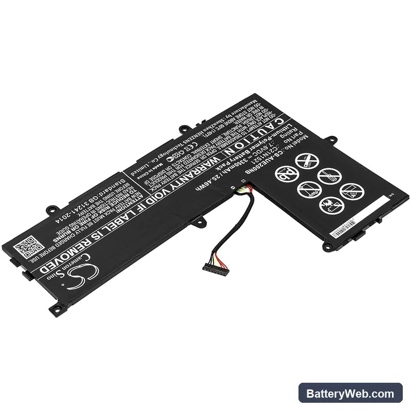 Asus VivoBook E200HA Replacement Battery, 7.6V, 3350mAh, Li-Polymer 2