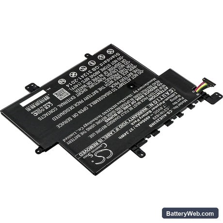 Asus E203 Replacement Battery, 7.6V, 4900mAh, Li-Polymer 2