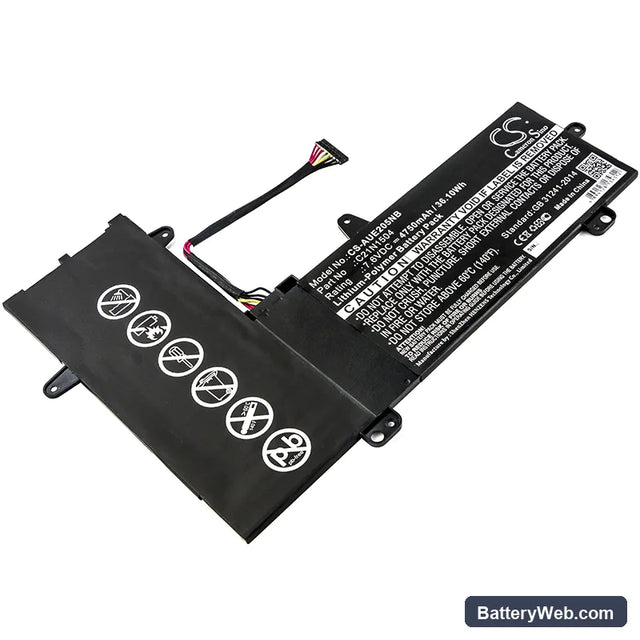 Asus Transformer 11.6 Replacement Battery, 7.6V, 4750mAh, Li-Polymer 1