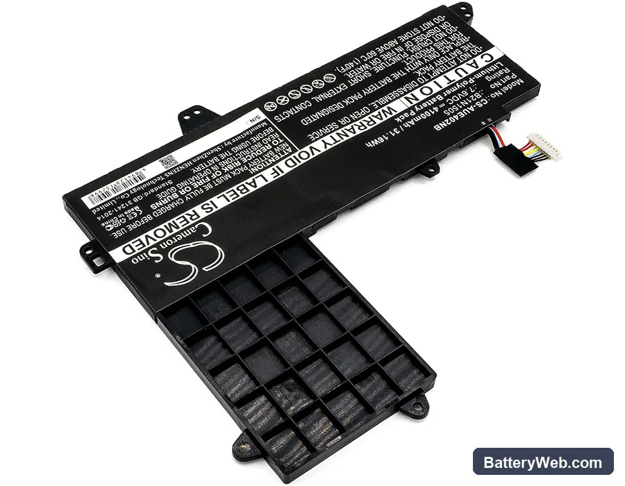 Asus E402S Replacement Battery, 7.6V, 4100mAh, Li-Polymer 2