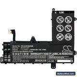 Asus E502M Replacement Battery, 11.4V, 4050mAh, Li-ion 3