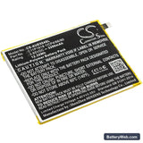 Asus ZenFone 4 Replacement Battery, 3.85V, 3200mAh, Li-Polymer 1