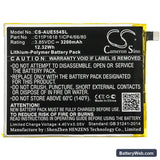 Asus ZenFone 4 Replacement Battery, 3.85V, 3200mAh, Li-Polymer 3
