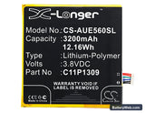 Asus Fonepad Note 6 Replacement Battery, 3.8V, 3200mAh, Li-Polymer 5