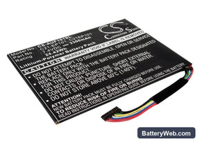 Asus Eee Transformer TF101 Replacement Battery, 7.4V, 3300mAh, Li-Polymer 1