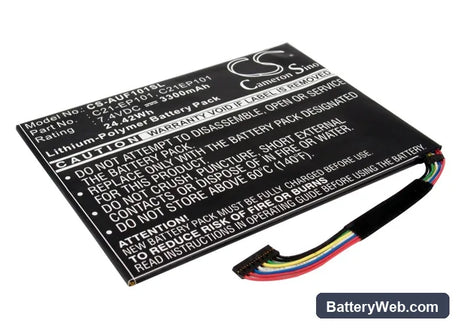 Asus Eee Transformer TF101 Replacement Battery, 7.4V, 3300mAh, Li-Polymer 1