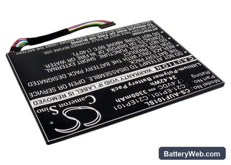 Asus Eee Transformer TF101 Replacement Battery, 7.4V, 3300mAh, Li-Polymer 2