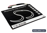 Asus Eee Transformer TF101 Replacement Battery, 7.4V, 3300mAh, Li-Polymer 4
