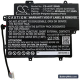 Asus VivoBook Flip 12 TP203NA-BP034TS Replacement Battery, 7.7V, 4850mAh, Li-Polymer 3