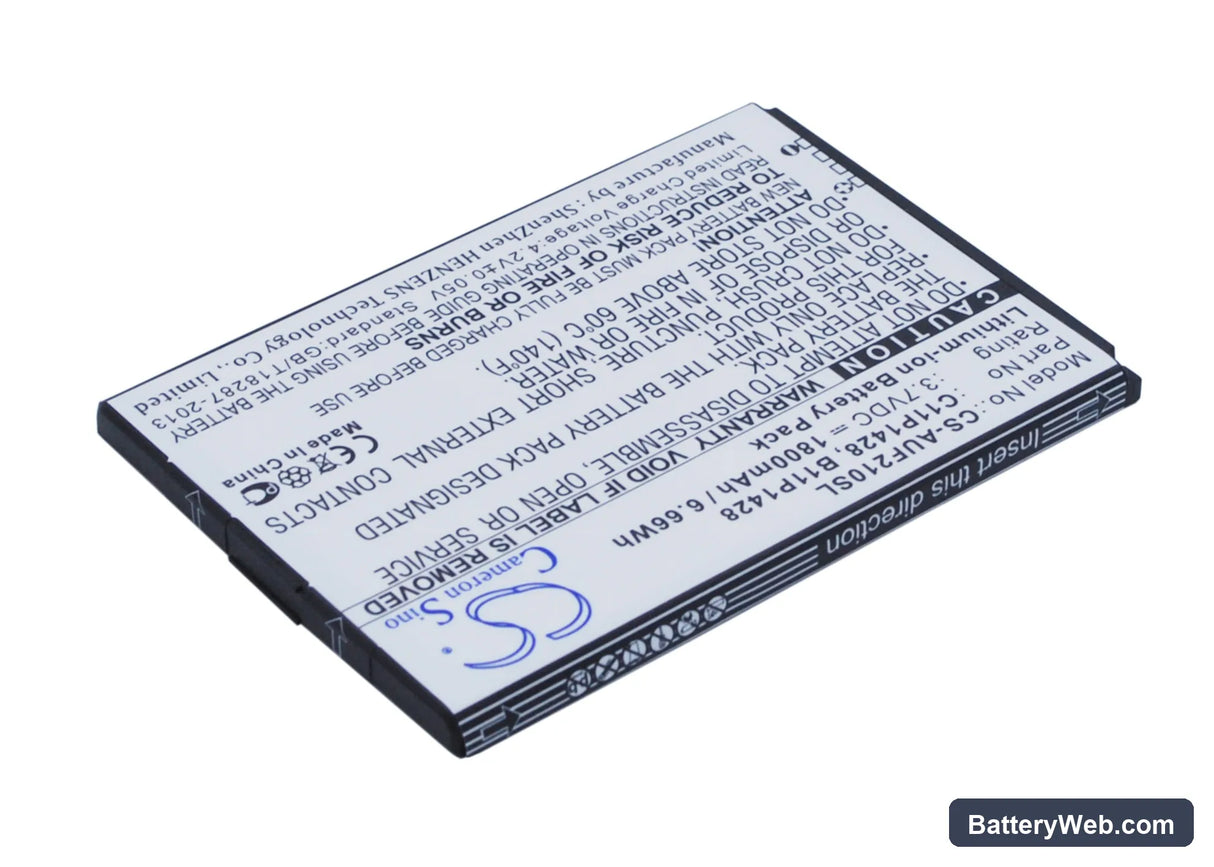Asus Zenfone 2 Laser ZE500KG Replacement Battery, 3.7V, 1800mAh, Li-ion 2