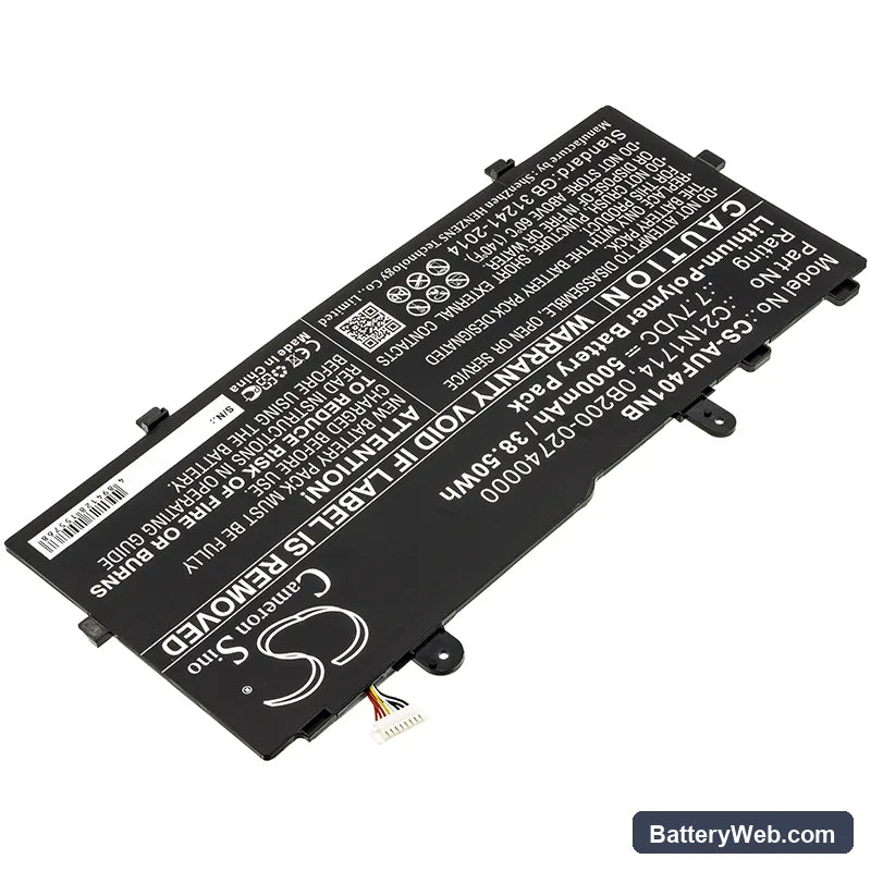 Asus VivoBook Flip 14 TP401CA-EC012T Replacement Battery, 7.7V, 5000mAh, Li-Polymer 2