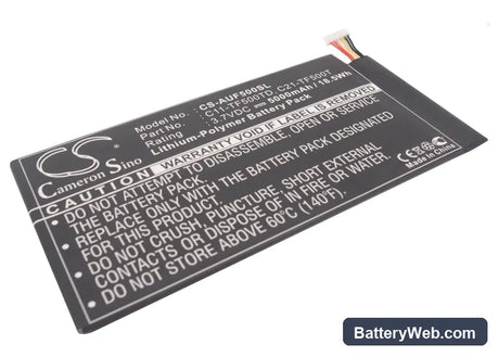 Asus EE Pad TF500 Replacement Battery, 3.7V, 5000mAh, Li-Polymer 1