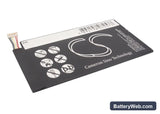 Asus EE Pad TF500 Replacement Battery, 3.7V, 5000mAh, Li-Polymer 4