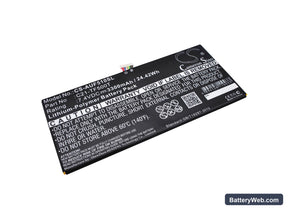 Asus Transformer Pad TF500T Replacement Battery, 7.4V, 3300mAh, Li-Polymer 1