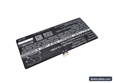 Asus Transformer Pad TF500T Replacement Battery, 7.4V, 3300mAh, Li-Polymer 2