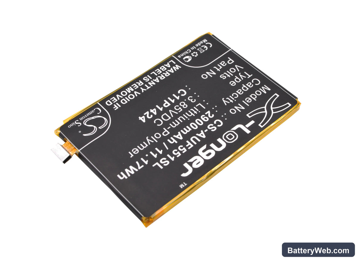 Asus Zenfone 2 Deluxe Replacement Battery, 3.85V, 2900mAh, Li-Polymer 2