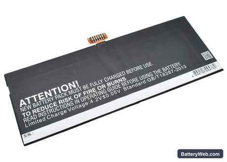 Asus VivoTab TF600TL Replacement Battery, 3.7V, 6760mAh, Li-Polymer 3