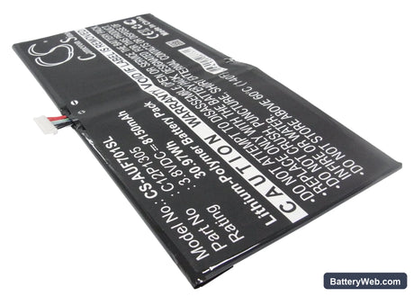 Asus Transformer TF701T Replacement Battery, 3.8V, 8150mAh, Li-Polymer 2