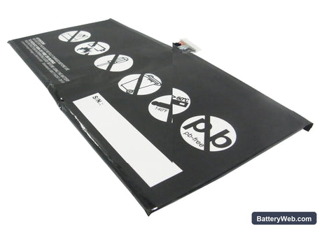 Asus Transformer TF701T Replacement Battery, 3.8V, 8150mAh, Li-Polymer 3