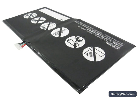 Asus Transformer TF701T Replacement Battery, 3.8V, 8150mAh, Li-Polymer 4