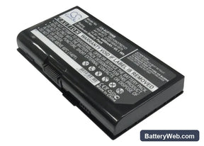 Asus F70 Replacement Battery, 14.8V, 4400mAh, Li-ion 1