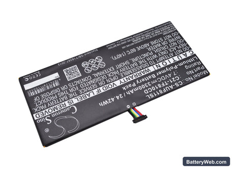 Asus VivoTab TF810CD Replacement Battery, 7.4V, 3300mAh, Li-Polymer 2