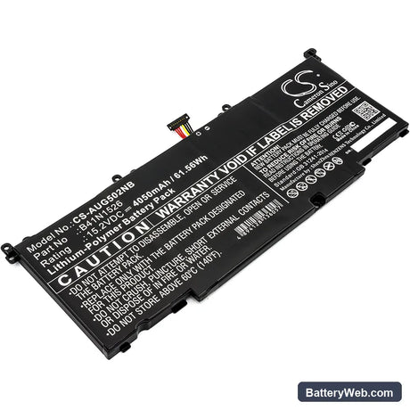 Asus GL502V Replacement Battery, 15.2V, 4050mAh, Li-Polymer 1