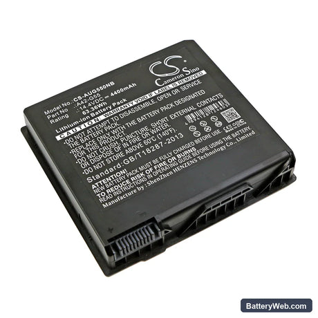Asus G55 Replacement Battery, 14.4V, 4400mAh, Li-ion 1
