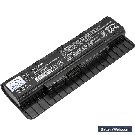Asus G551 Replacement Battery, 10.8V, 4800mAh, Li-ion 1