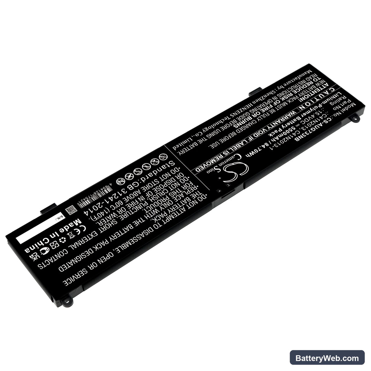 Asus ROG Strix SCAR 17 G733QR-HG061T Replacement Battery, 15.4V, 5500mAh, Li-Polymer 2