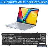 Asus VivoBook 16X K3605VC Replacement Battery, 11.55V, 4300mAh, Li-Polymer 6