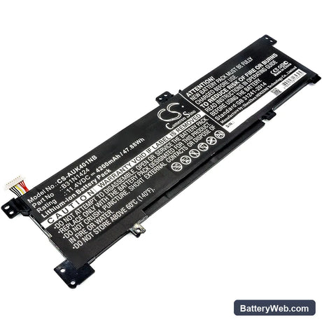 Asus K401 Replacement Battery, 11.4V, 4200mAh, Li-ion 1