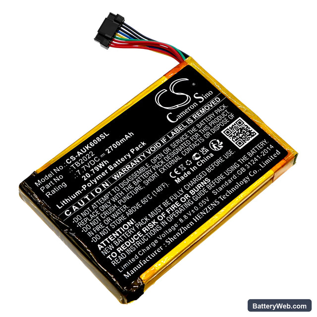 Autel MaxiBAS BT608 Replacement Battery, 7.7V, 2700mAh, Li-Polymer 1