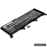 Asus GL502VS-GZ422T Replacement Battery, 15.2V, 4000mAh, Li-Polymer 2