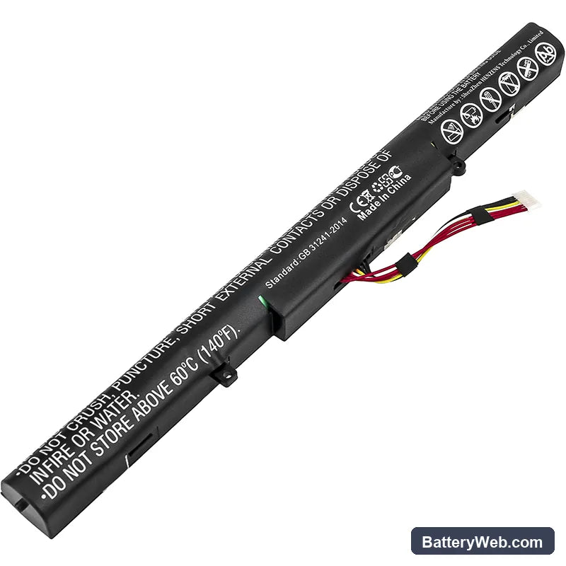 Asus GL553VD Replacement Battery, 14.4V, 2600mAh, Li-ion 3
