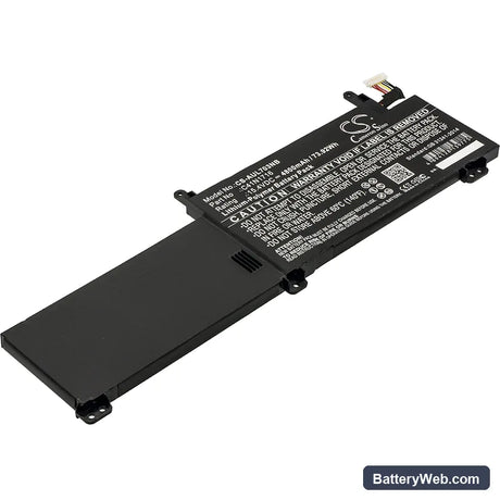 Asus ROG Strix GL703GM Scar Edition Replacement Battery, 15.4V, 4800mAh, Li-Polymer 1