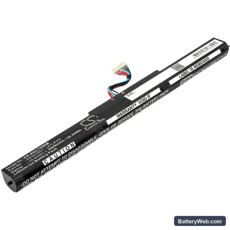 Asus GL752JW Replacement Battery, 15V, 2600mAh, Li-ion 1