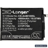Asus ZenFone Max Pro M1 Replacement Battery, 3.85V, 4900mAh, Li-Polymer 3