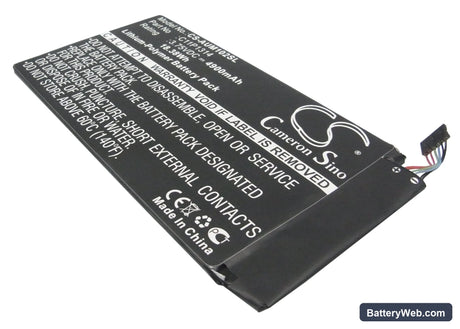 Asus Memo Pad Me102 Replacement Battery, 3.75V, 4900mAh, Li-Polymer 1