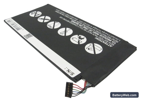 Asus Memo Pad Me102 Replacement Battery, 3.75V, 4900mAh, Li-Polymer 3