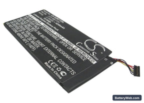 Asus MeMO Pad ME172 Replacement Battery, 3.75V, 4250mAh, Li-Polymer 1