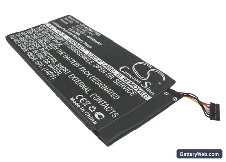 Asus MeMO Pad ME172 Replacement Battery, 3.75V, 4250mAh, Li-Polymer 1