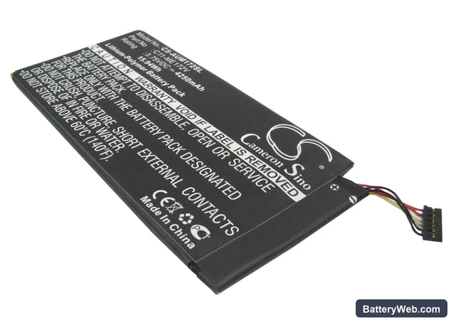 Asus MeMO Pad ME172 Replacement Battery, 3.75V, 4250mAh, Li-Polymer 1