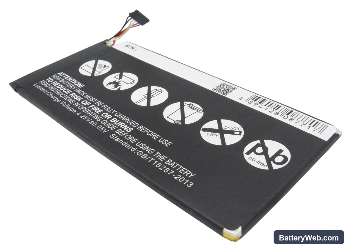 Asus MeMO Pad ME172 Replacement Battery, 3.75V, 4250mAh, Li-Polymer 4