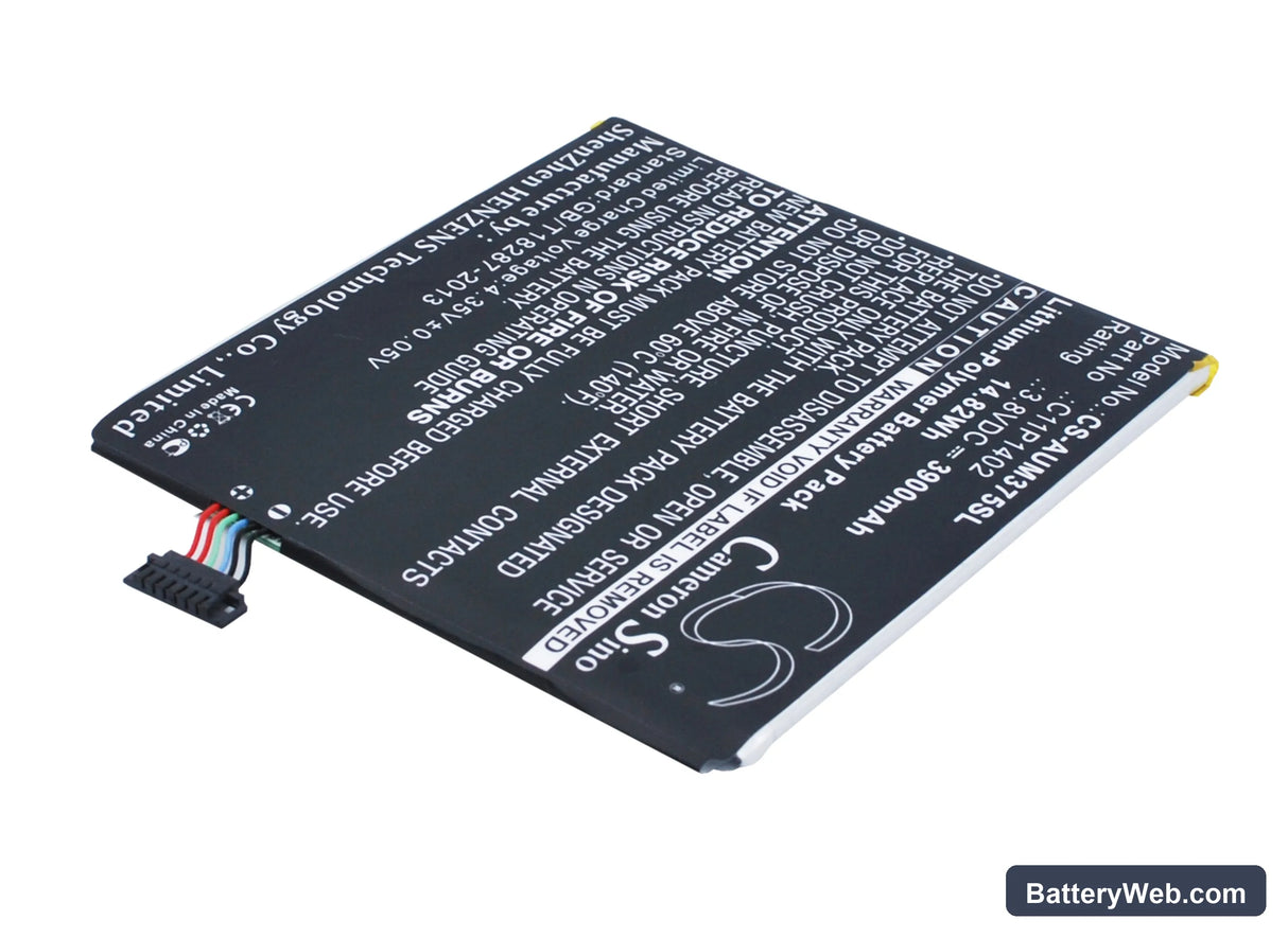 Asus FE375CG Replacement Battery, 3.8V, 3900mAh, Li-Polymer 2