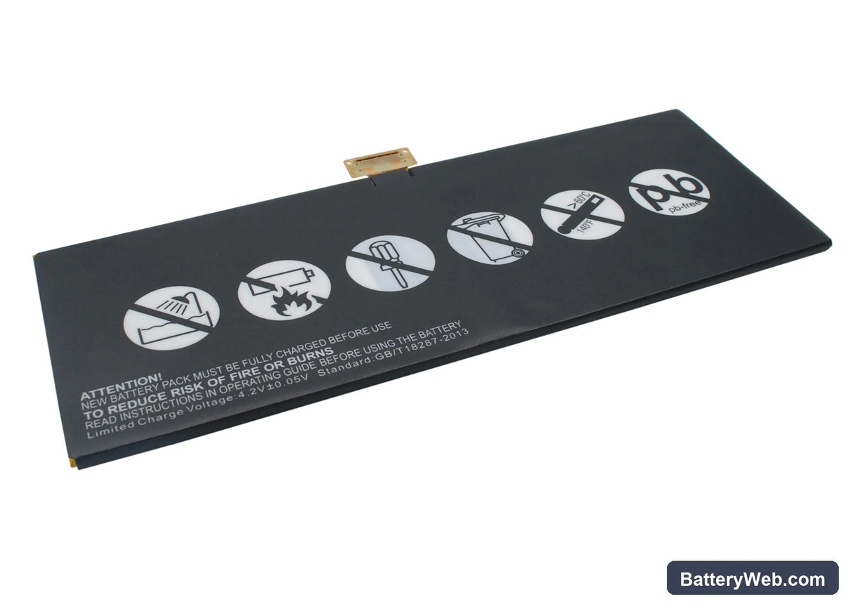 Asus VivoTab Smart ME400C Replacement Battery, 3.7V, 6750mAh, Li-Polymer 4