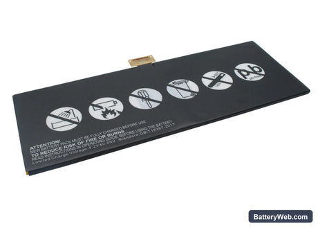 Asus VivoTab Smart ME400C Replacement Battery, 3.7V, 6750mAh, Li-Polymer 4