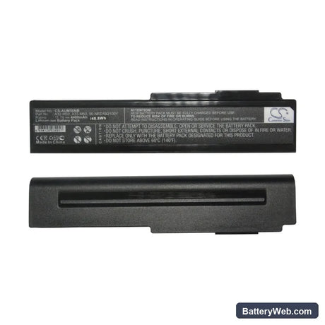 Asus M50 Replacement Battery, 11.1V, 4400mAh, Li-ion 5