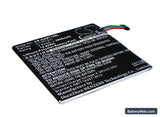 Asus MeMO Pad HD 7 Replacement Battery, 3.8V, 3900mAh, Li-Polymer 1