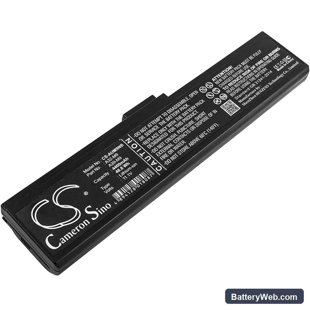 Asus W7J Replacement Battery, 11.1V, 4400mAh, Li-ion 1
